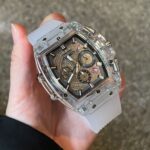 Barrel-Shaped Luxury Watch for Men Large Dial Men's Sports Watch Wormhole Concept Trendy Men's Timepiece