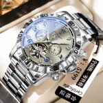 Swiss Bodaqia Authentic New Waterproof Luminous Automatic Mechanical Men's Watch with Calendar Multi-Function Mechanical Timepiece - Image 3