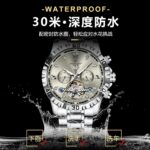 Swiss Bodaqia Authentic New Waterproof Luminous Automatic Mechanical Men's Watch with Calendar Multi-Function Mechanical Timepiece - Image 4