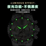 Swiss Bodaqia Authentic New Waterproof Luminous Automatic Mechanical Men's Watch with Calendar Multi-Function Mechanical Timepiece - Image 5