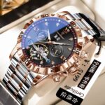 Swiss Bodaqia Authentic New Waterproof Luminous Automatic Mechanical Men's Watch with Calendar Multi-Function Mechanical Timepiece - Image 15