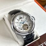 Auguras Balloon Fully Automatic Mechanical Watch for Men Premium Stylish Moon Phase Luminous Skeleton Tourbillon Timepiece - Image 3