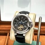 Auguras Balloon Fully Automatic Mechanical Watch for Men Premium Stylish Moon Phase Luminous Skeleton Tourbillon Timepiece - Image 6